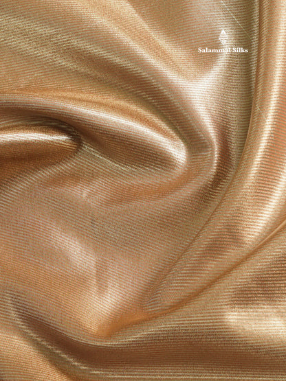 Light Pink Bridal Semi Silk Saree With Contrast Peach Evening Morning Border