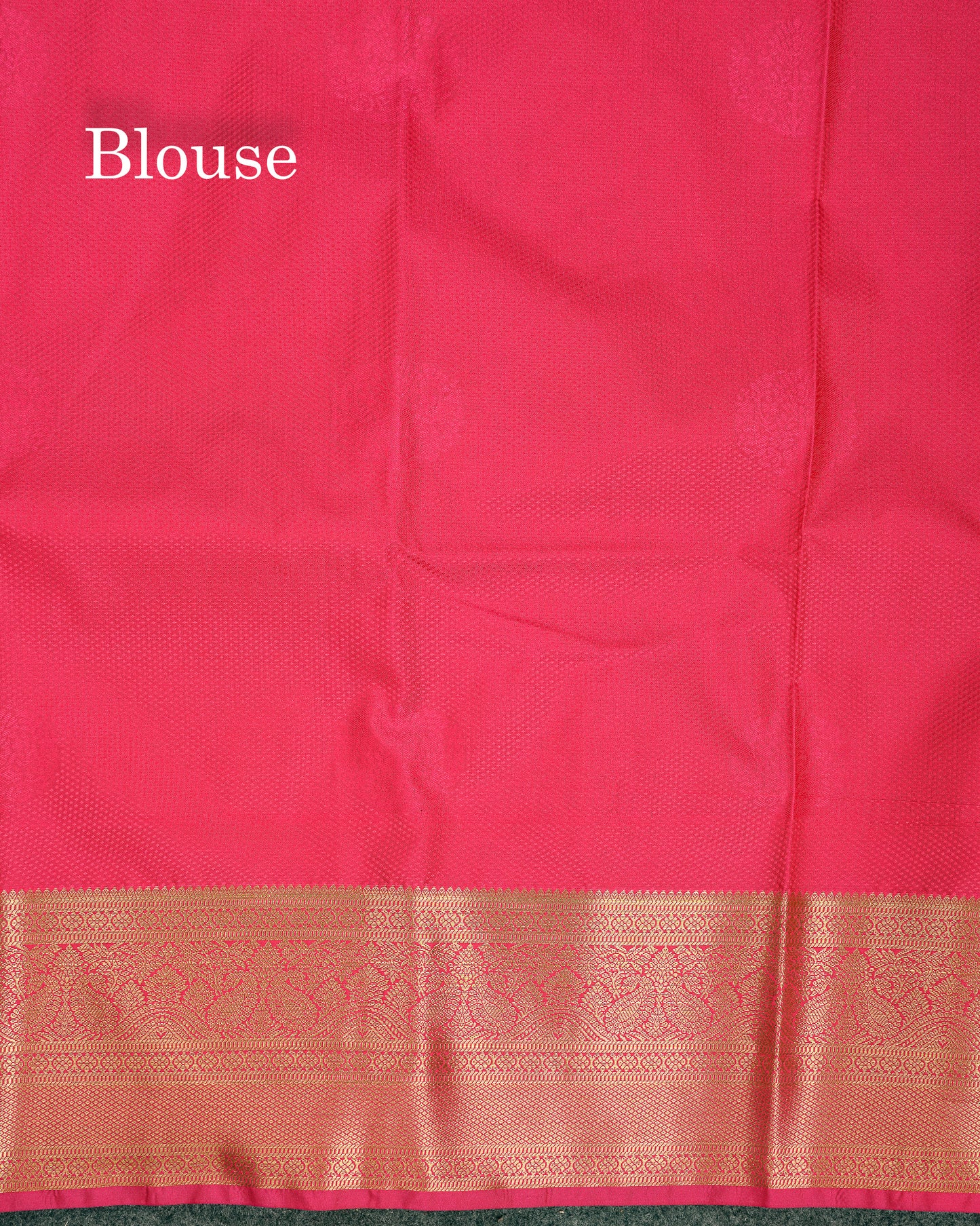 Beautiful Parrot Green Semi Silk Saree With Contrast Pink Blouse