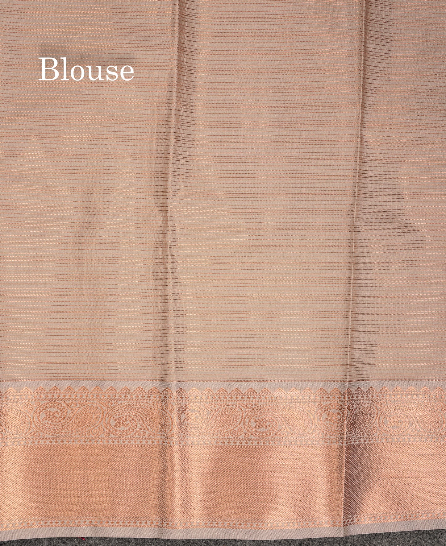 Beautiful Bottle Green Vaira Oosi Lines Semi Silk Saree With Contrast Cream Grey Traditional Border