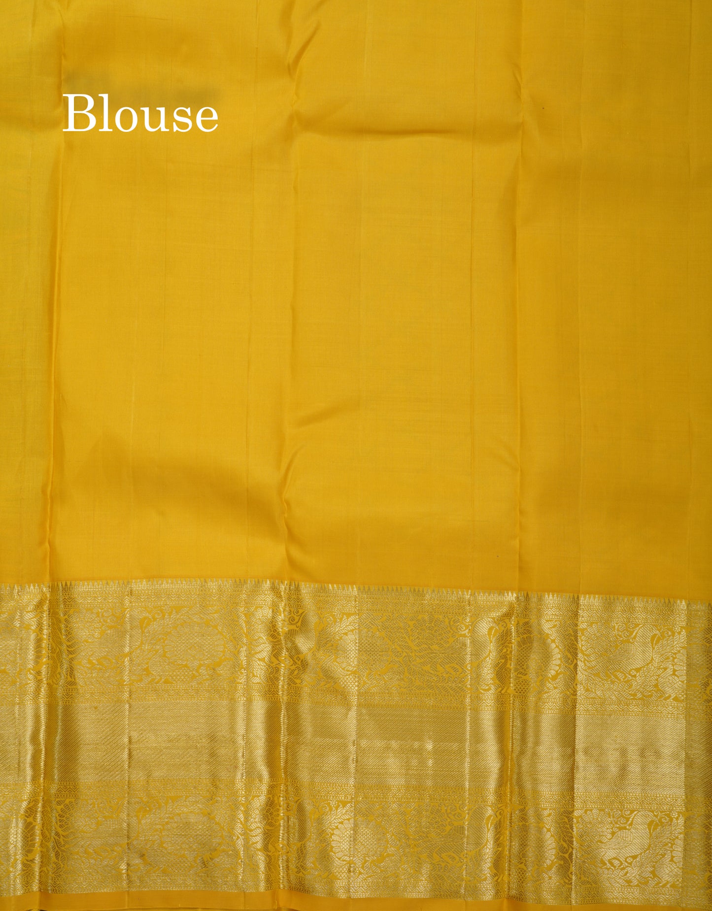 Saffire Green Bridal Pure Kanjivaram Silk Saree With Contrast Yellow Traditional Evening Morning Border