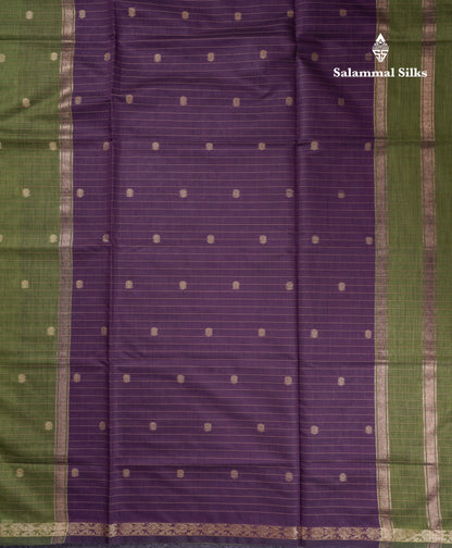 Beautiful Navy Blue Cotton Mix Saree With Contrast Mustard Yellow Blouse
