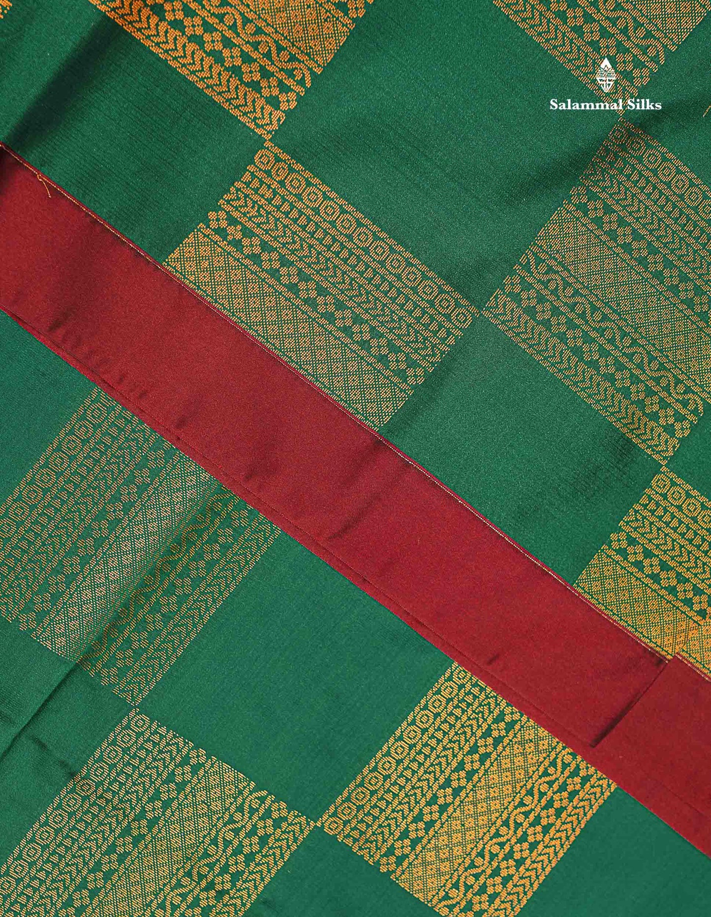 Beautiful Bottle Green Fancy Semi Soft Silk Saree With Contrast Maroon Blouse