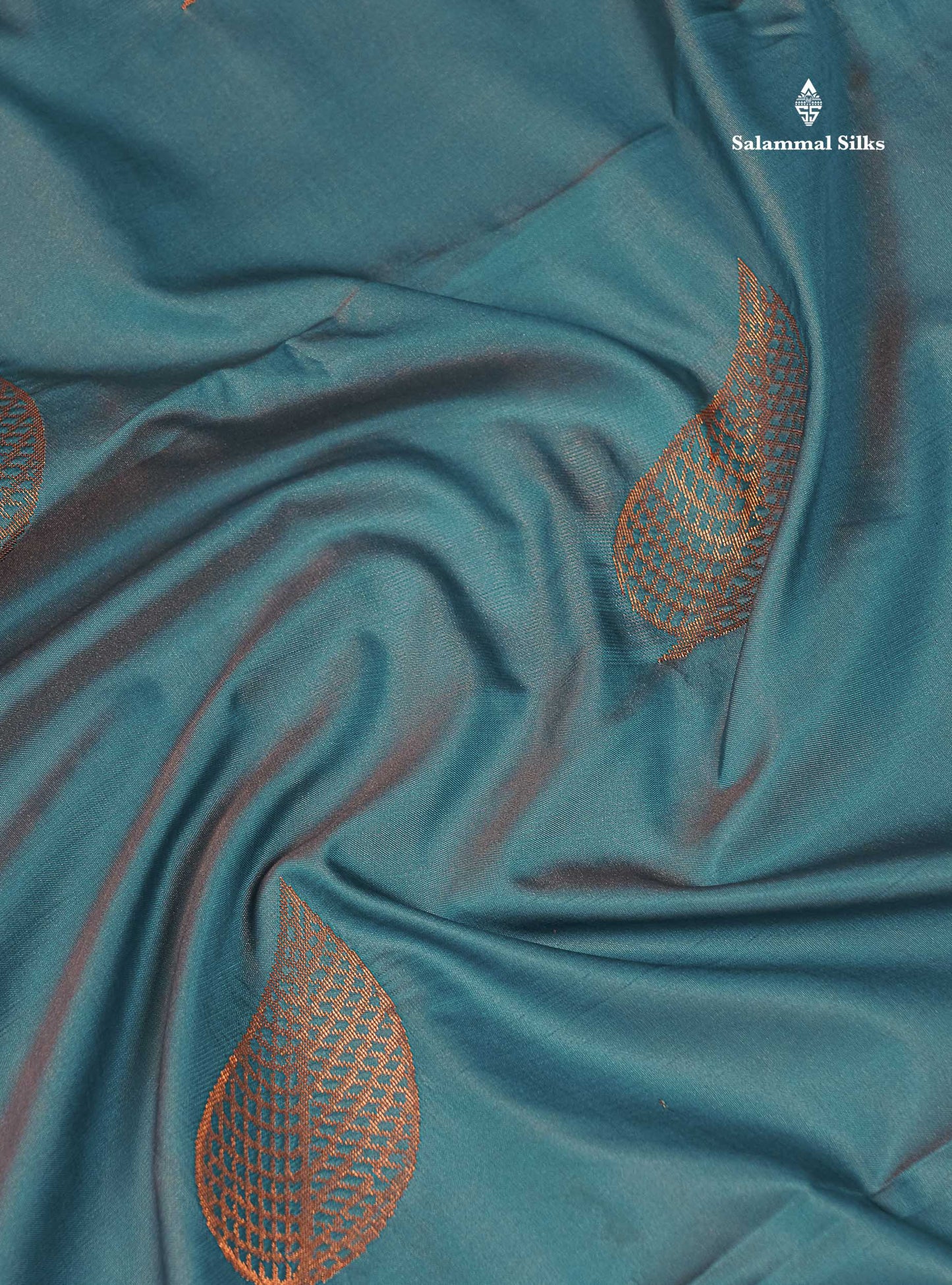 Beautiful Light Blue Semi Soft Silk Saree With Contrast Chocolate Blouse