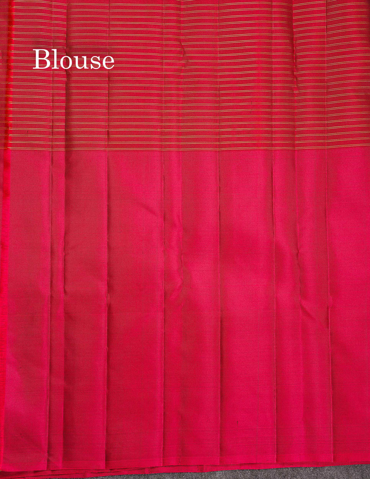 Pure Kanjivaram Silk Saree - Dark Brown Colour Body Checks With Dual Tone Maroon Long Border
