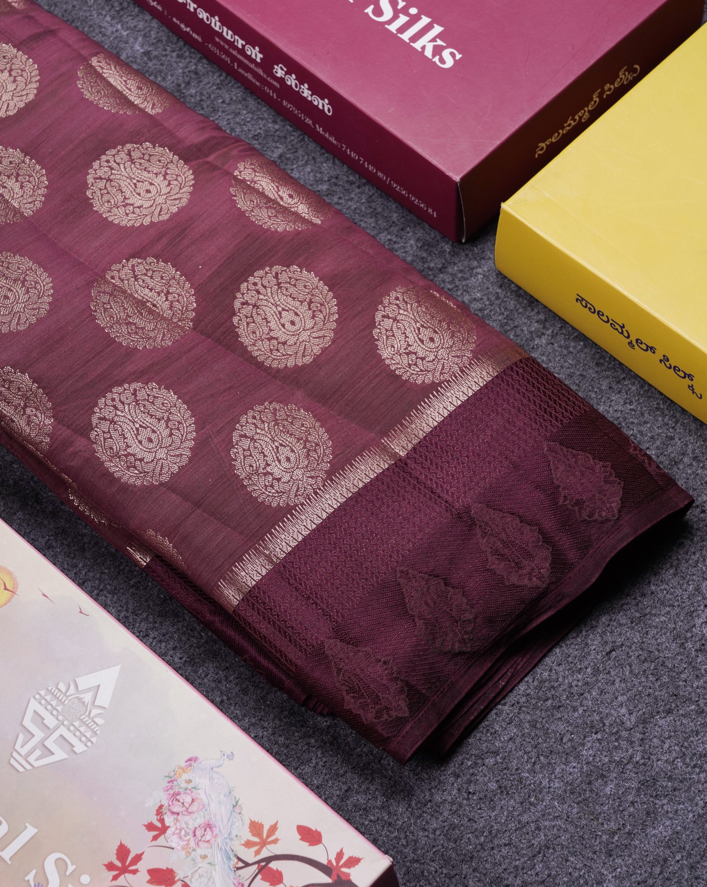 Beautiful Pink Shade Semi Raw Silk Saree With Fancy Border