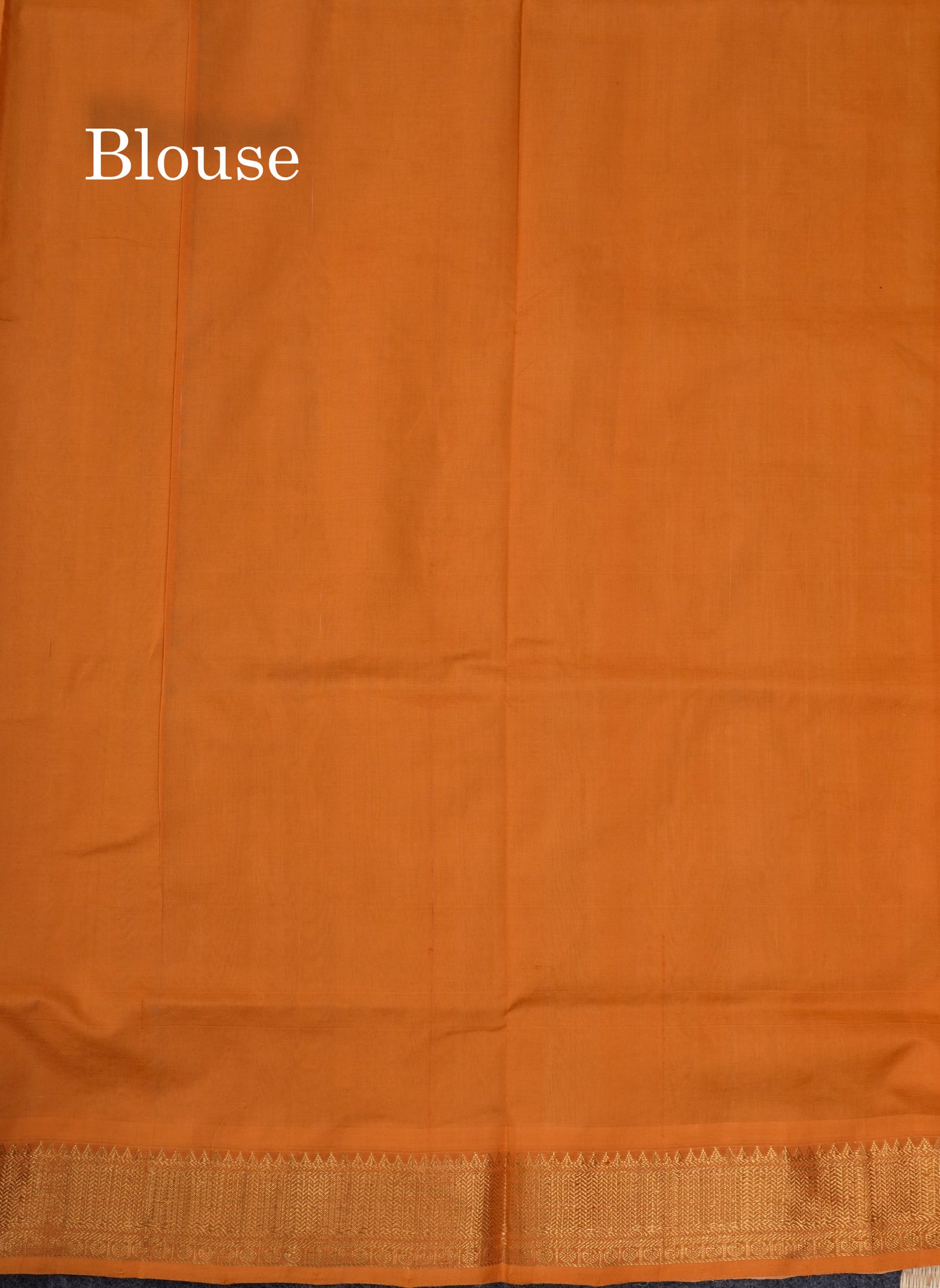Half White Plain Semi Silk Cotton Saree With Contrast Mustard Yellow Border