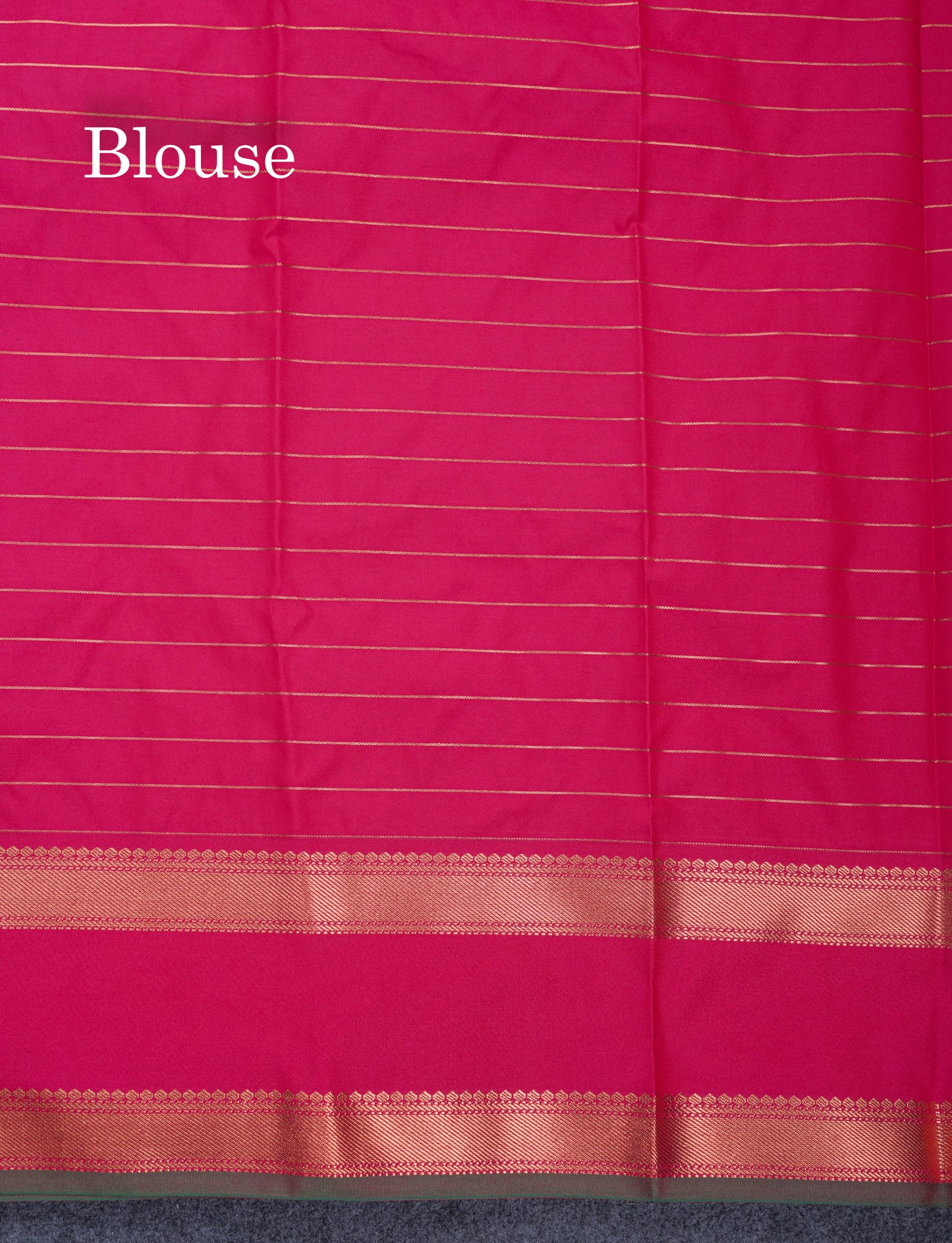 Mustard Yellow Semi Silk Saree With Contrast Pink Rettapet Border