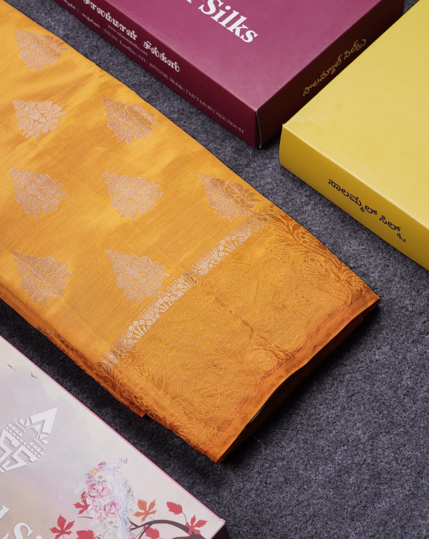 Beautiful Blue Semi Raw Silk Saree With Fancy Border