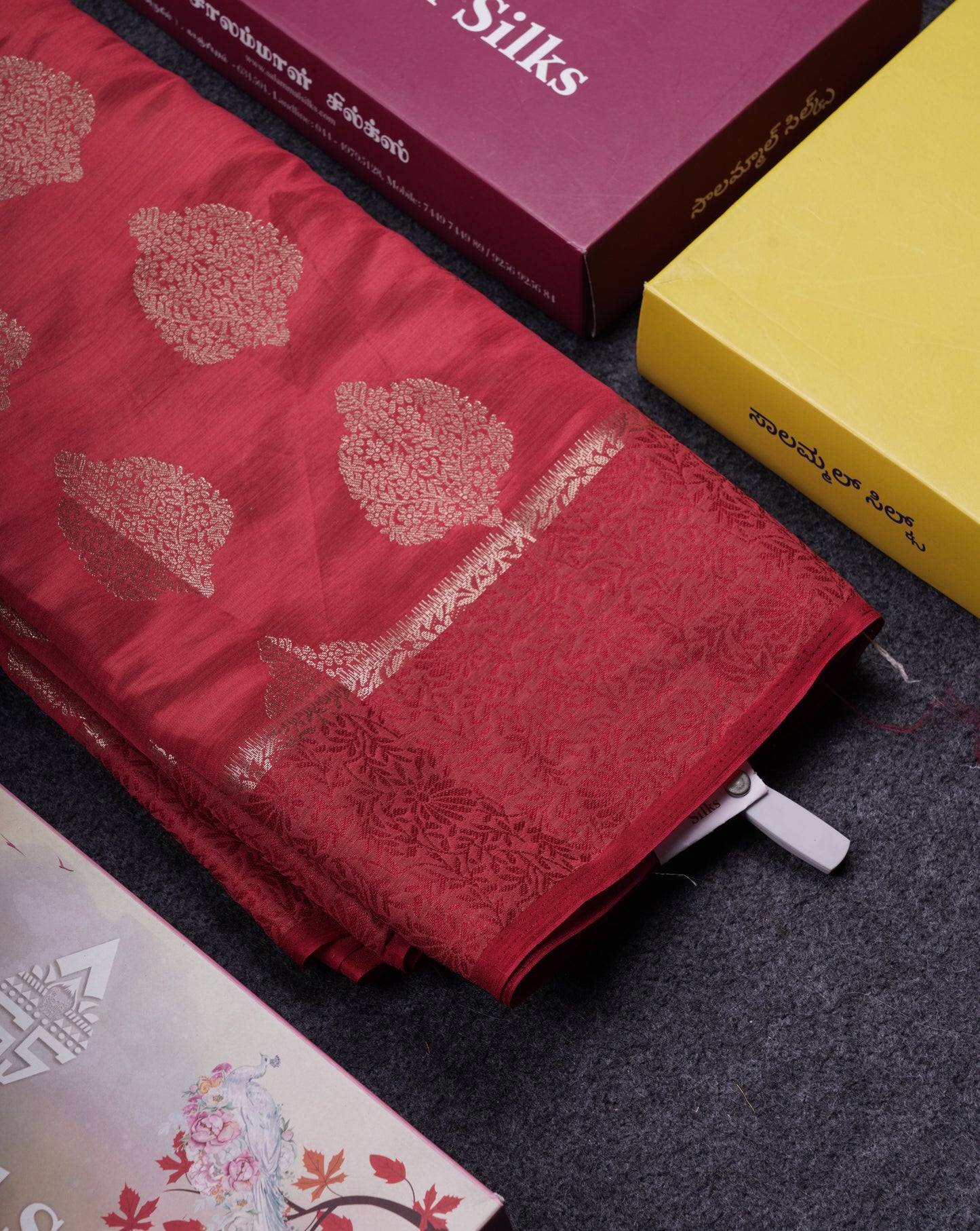Beautiful Lavender Semi Raw Silk Saree With Fancy Border