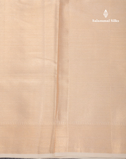 Beautiful Cream Kota Cotton Grand Fancy Saree With Blouse