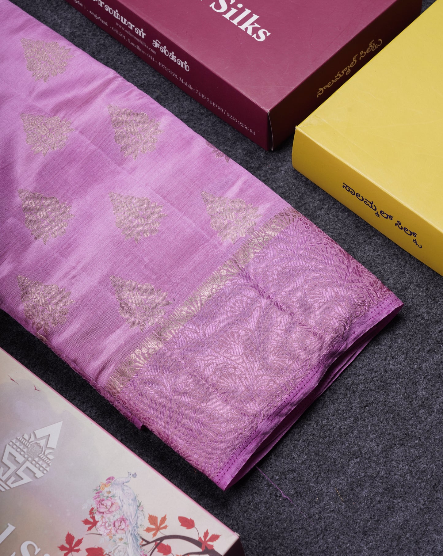 Beautiful Blue Semi Raw Silk Saree With Fancy Border