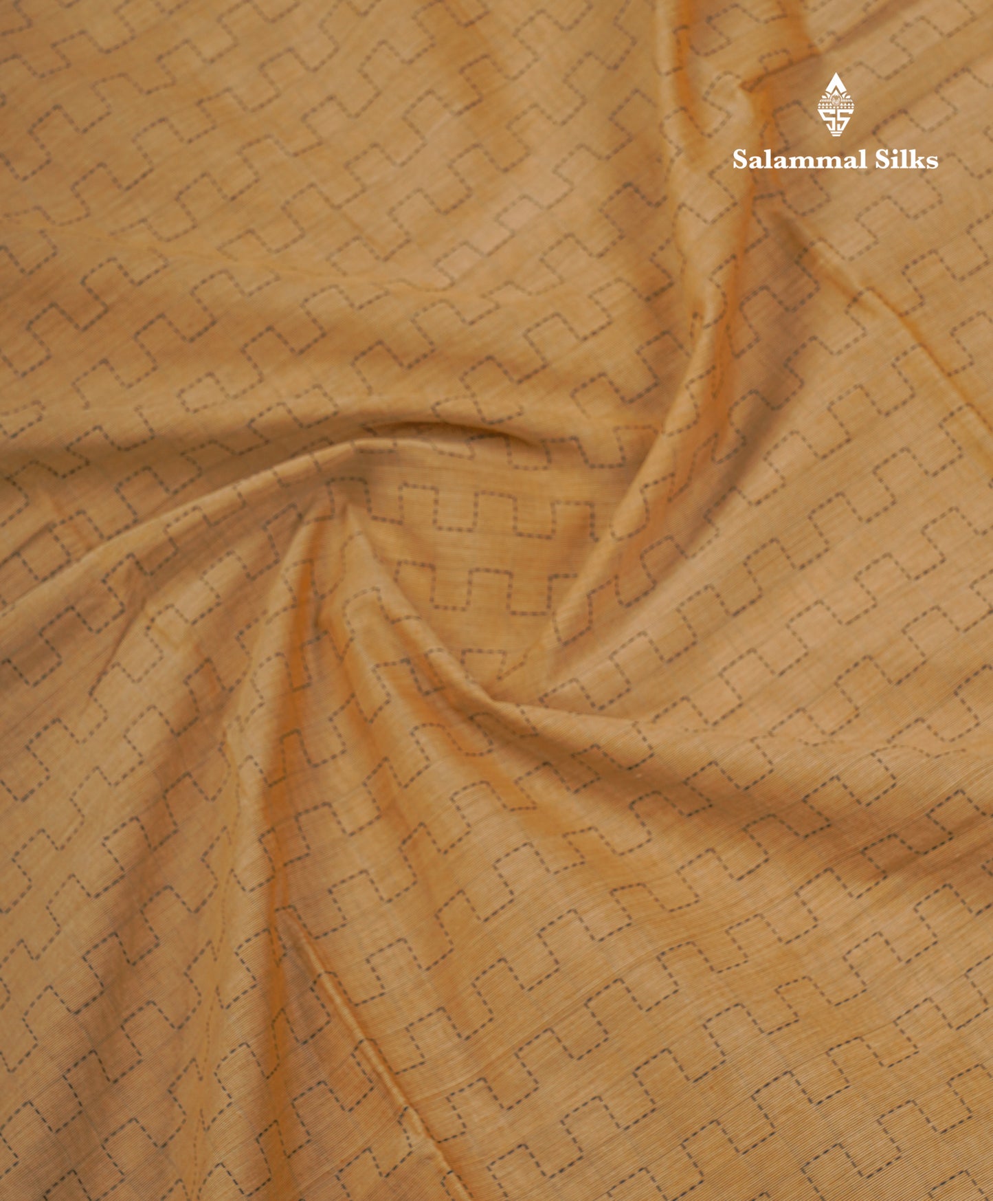 Sandal Beautiful Fancy Pure Cotton Saree With Small Maroon Border