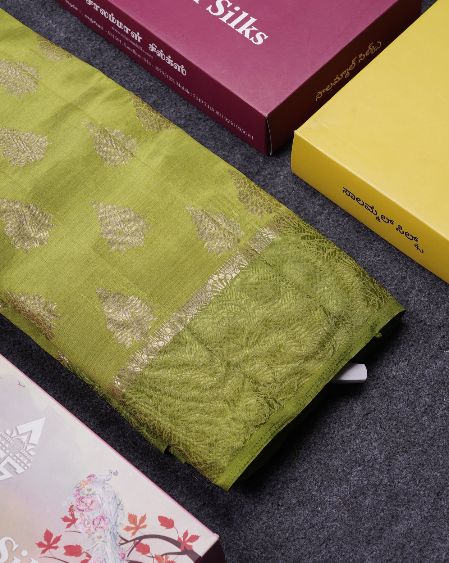 Beautiful Blue Semi Raw Silk Saree With Fancy Border