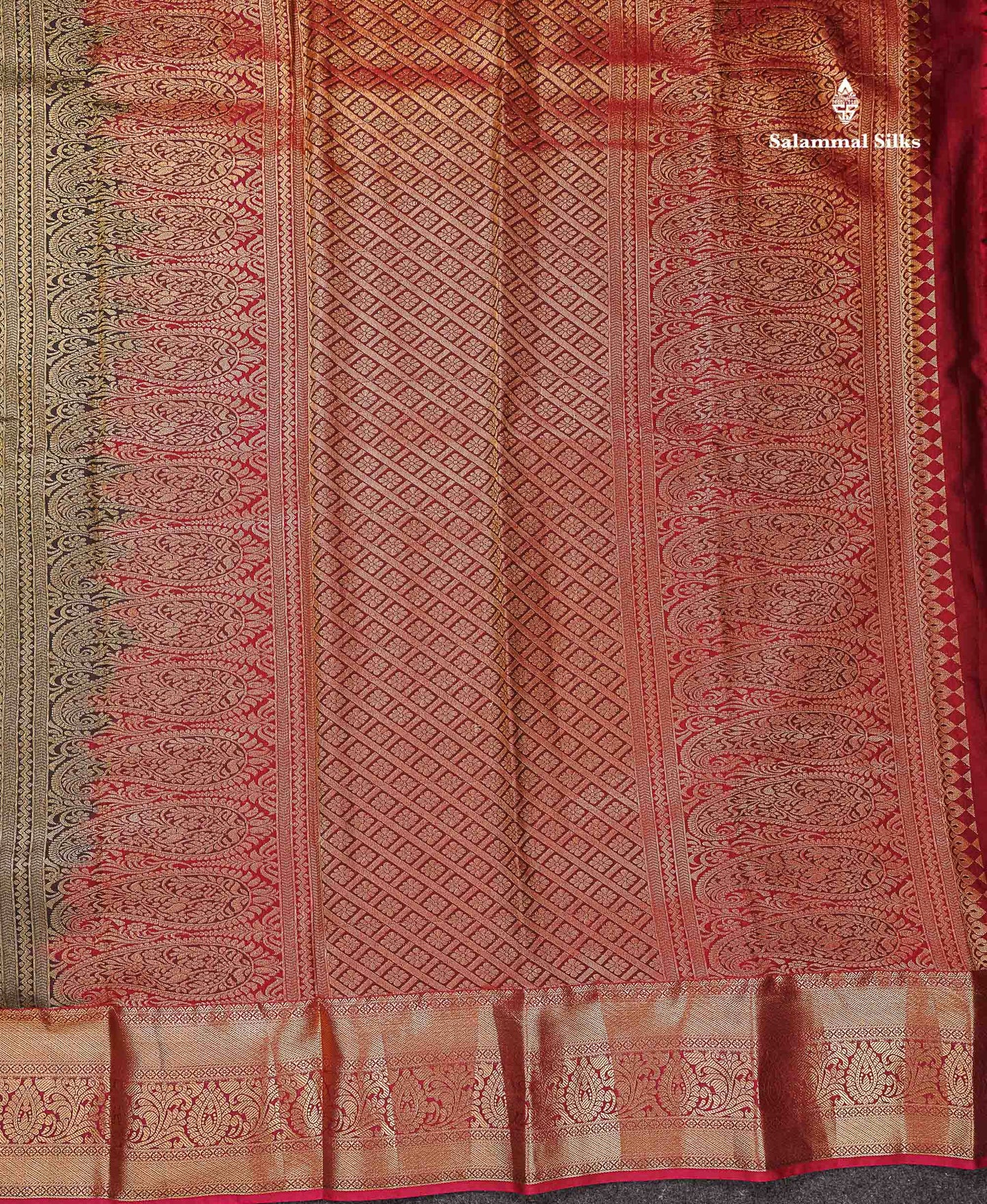 Beautiful Snuff Brown Zari Line With Butta Semi Silk Saree With Contrast  Maroon Traditional Evening Morning Border