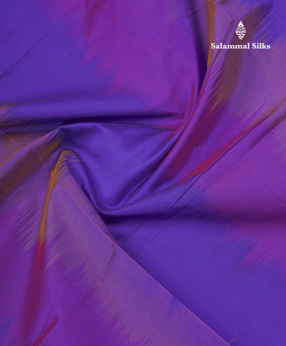 Beautiful Multicolour Colour Semi Silk Cotton Saree With Gold Zari Tissue Border