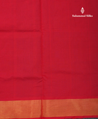 Beautiful Multicolour Colour Semi Silk Cotton Saree With Gold Zari Tissue Border