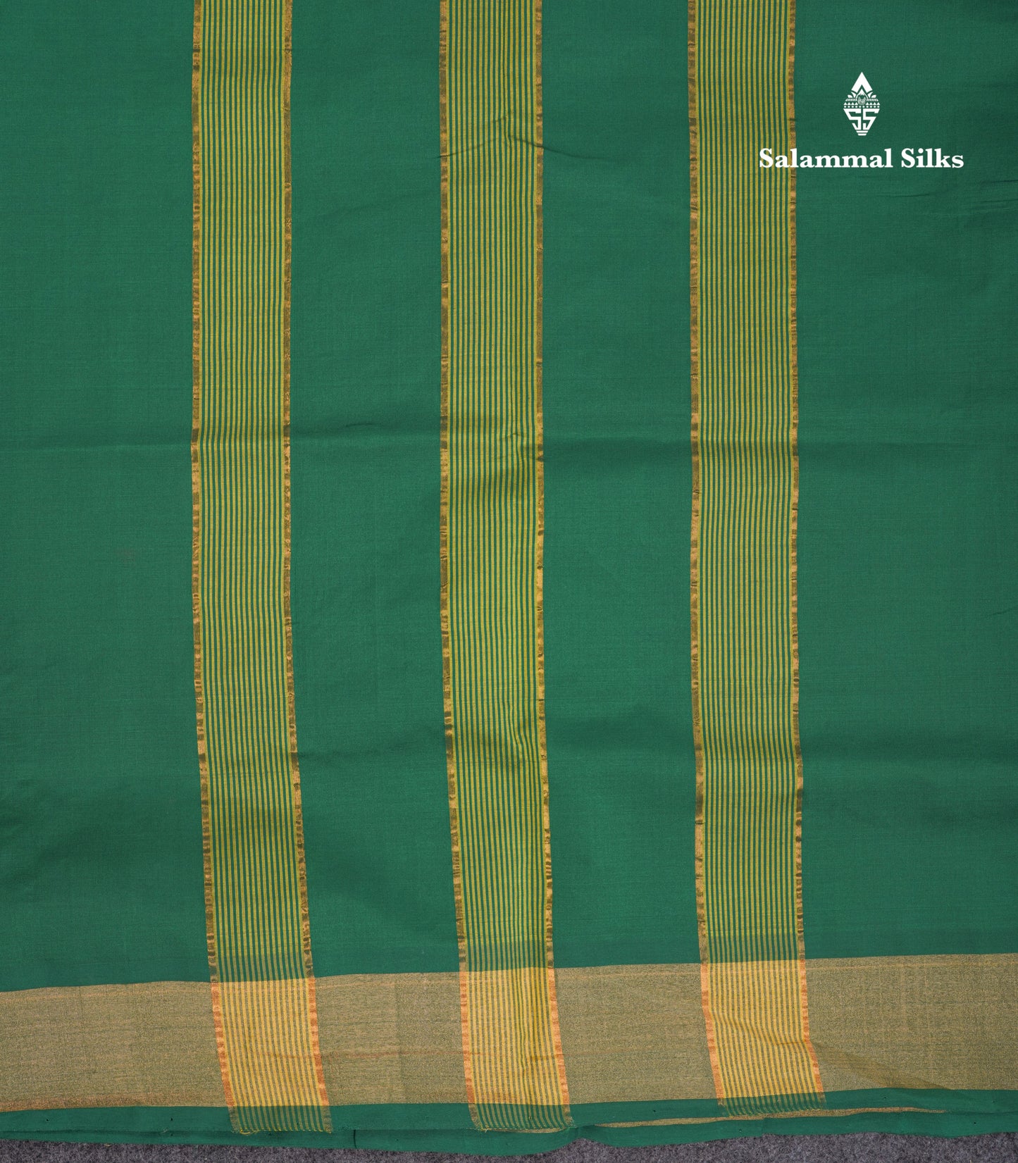 Beautiful Multicolour Colour Semi Silk Cotton Saree With Gold Zari Tissue Border