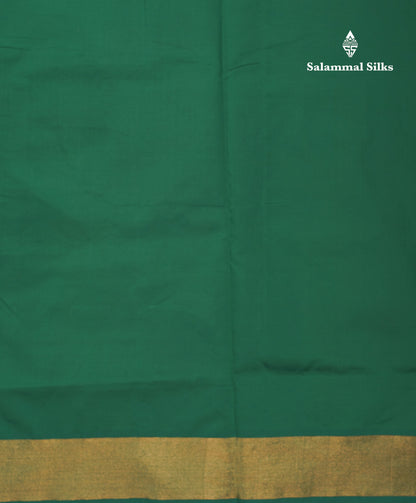 Beautiful Multicolour Colour Semi Silk Cotton Saree With Gold Zari Tissue Border