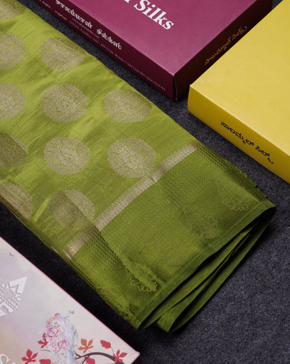 Beautiful Pink Shade Semi Raw Silk Saree With Fancy Border