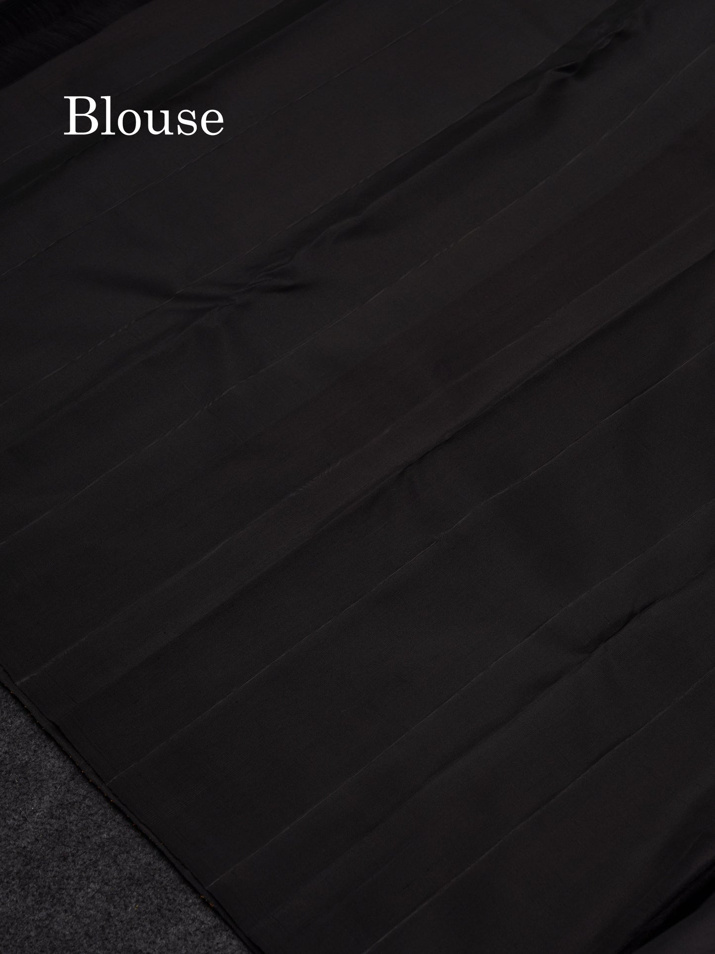 Beautiful Black Gold And Silver Zari 8Kol Fancy Pure Kanjivaram Silk Saree With Blouse