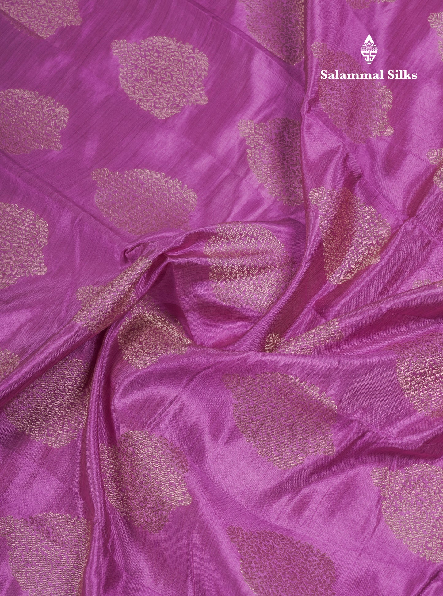 Beautiful Lavender Semi Raw Silk Saree With Fancy Border
