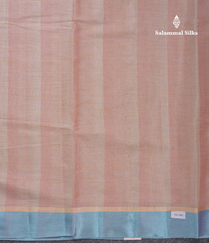 Beautiful Golden Yellow Kota Cotton Plain Tissue Fancy Saree With Sky Blue Border