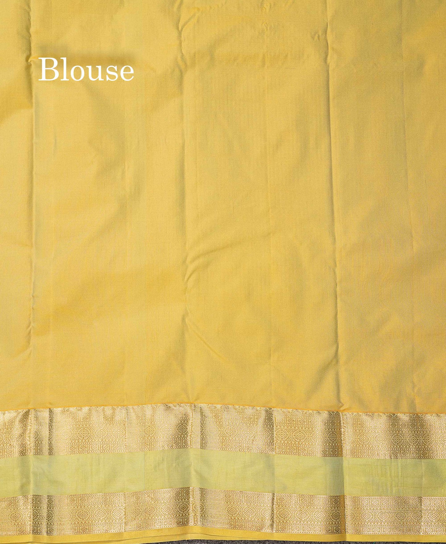 Beautiful Dual Tone Blueish Grey Zari Line With Butta Semi Silk Saree With Contrast Manthulir Green Traditional Evening Morning Gap Border