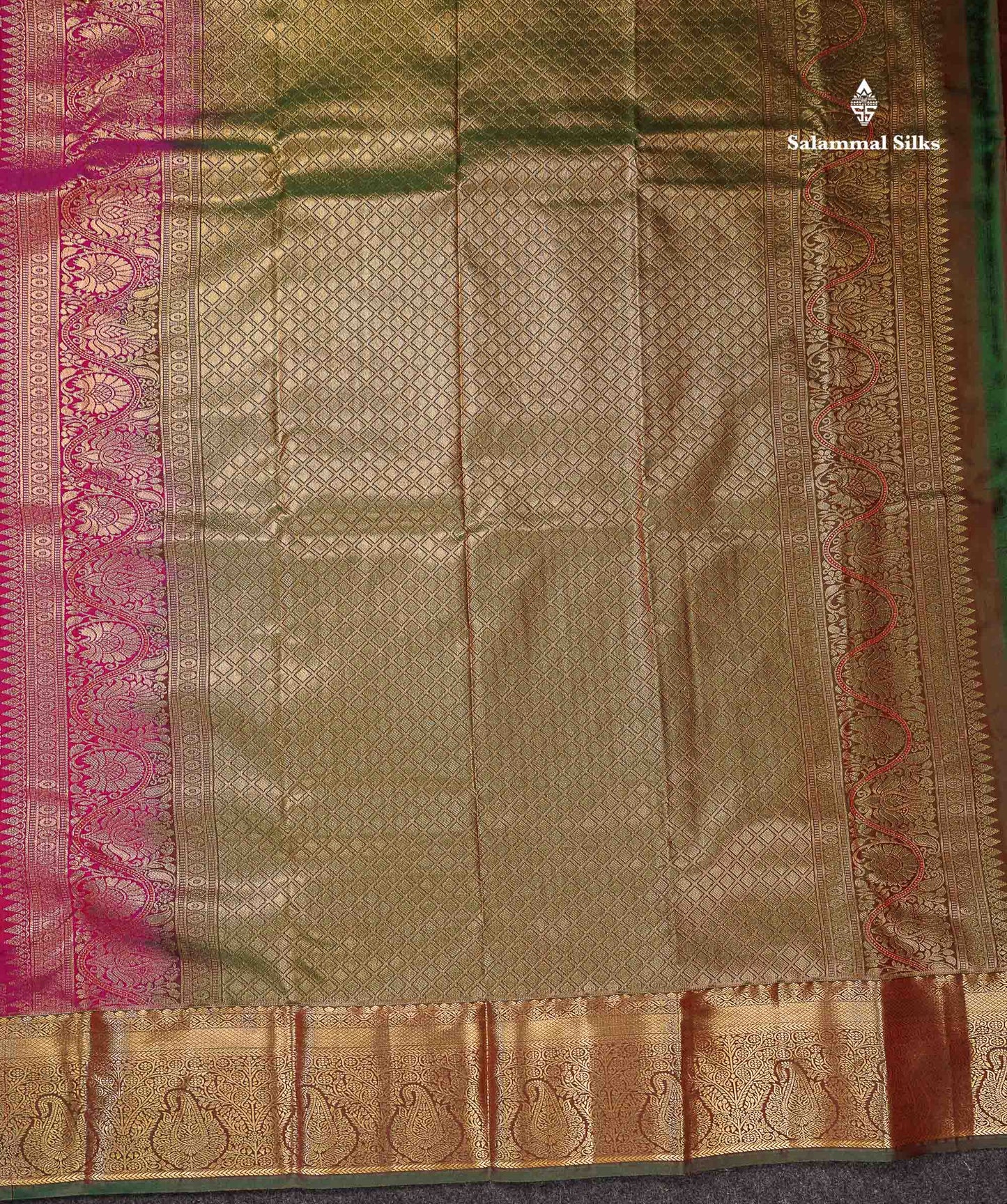 Beautiful Dual Tone Peacock Blue Semi Silk Saree With Contrast Red Traditional Evening Morning Border