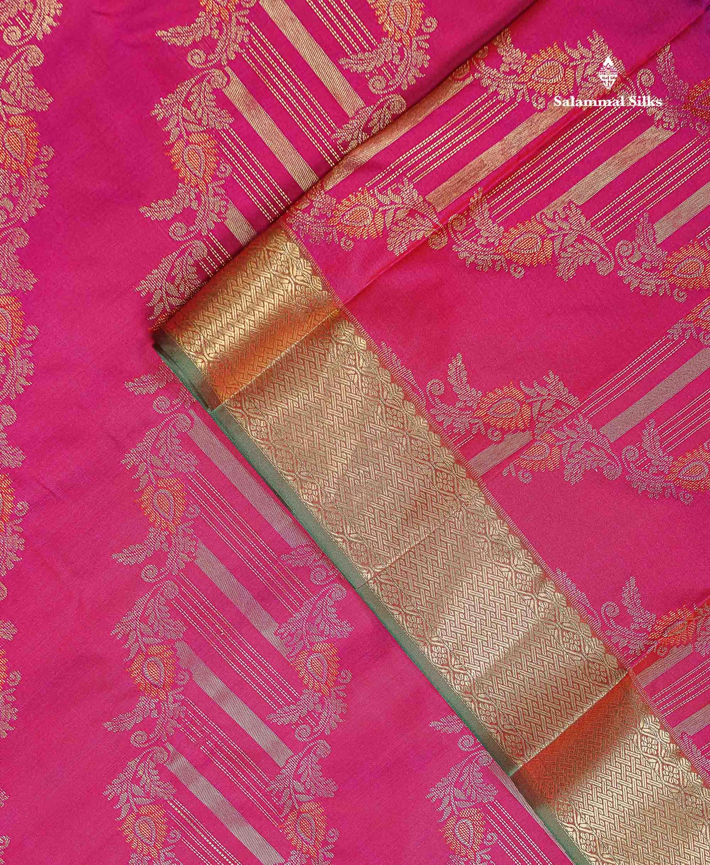 Beautiful Dual Tone Peacock Blue Semi Silk Saree With Contrast Red Traditional Evening Morning Border