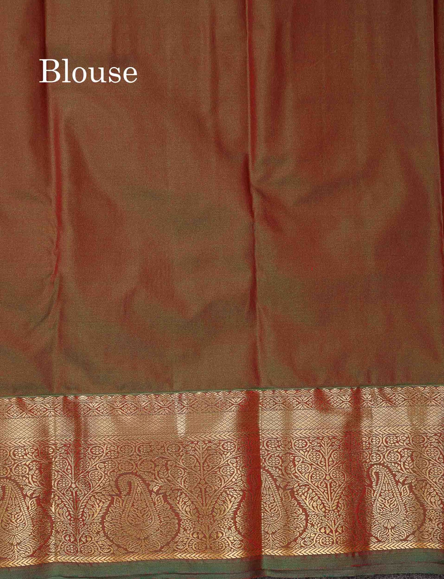 Beautiful Dual Tone Peacock Blue Semi Silk Saree With Contrast Red Traditional Evening Morning Border