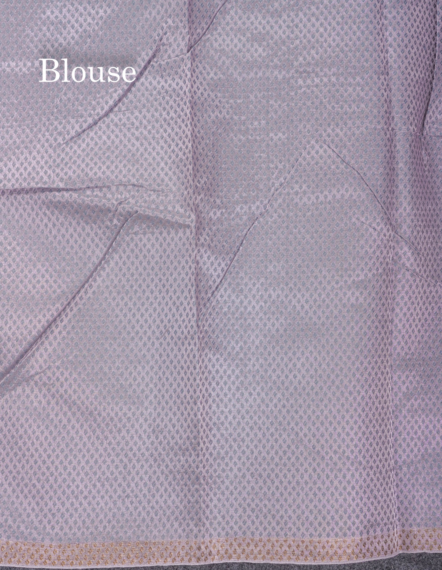 Pastel Blue Premium Crush Fancy Saree with Designer Blouse