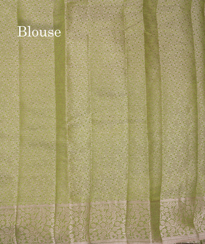 Beautiful Beige Semi Raw Silk Saree With Fancy Border