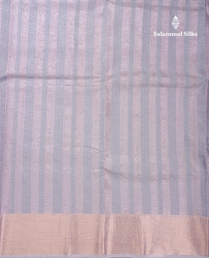Light Pink Premium Crush Fancy Saree with Traditional Border