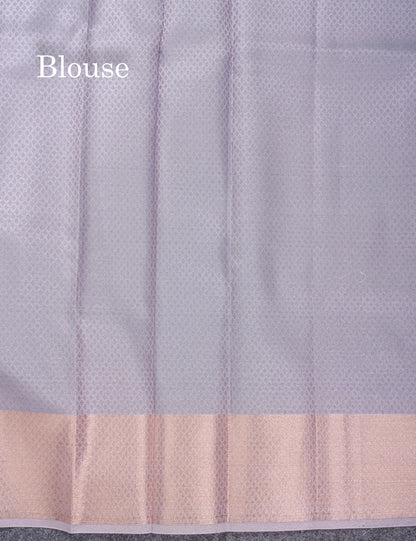 Light Pink Premium Crush Fancy Saree with Traditional Border