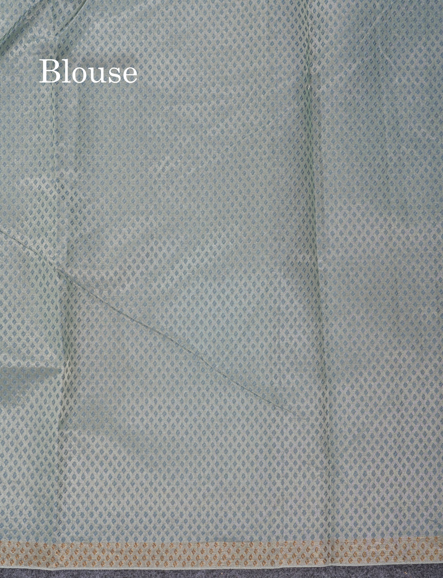 Pastel Blue Premium Crush Fancy Saree with Designer Blouse