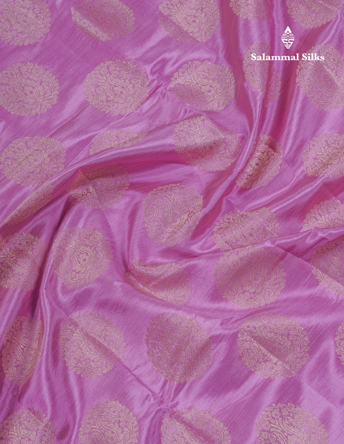 Beautiful Pink Shade Semi Raw Silk Saree With Fancy Border