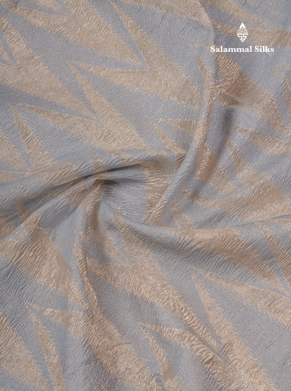 Sandal Premium Crush Fancy Saree with Traditional Border