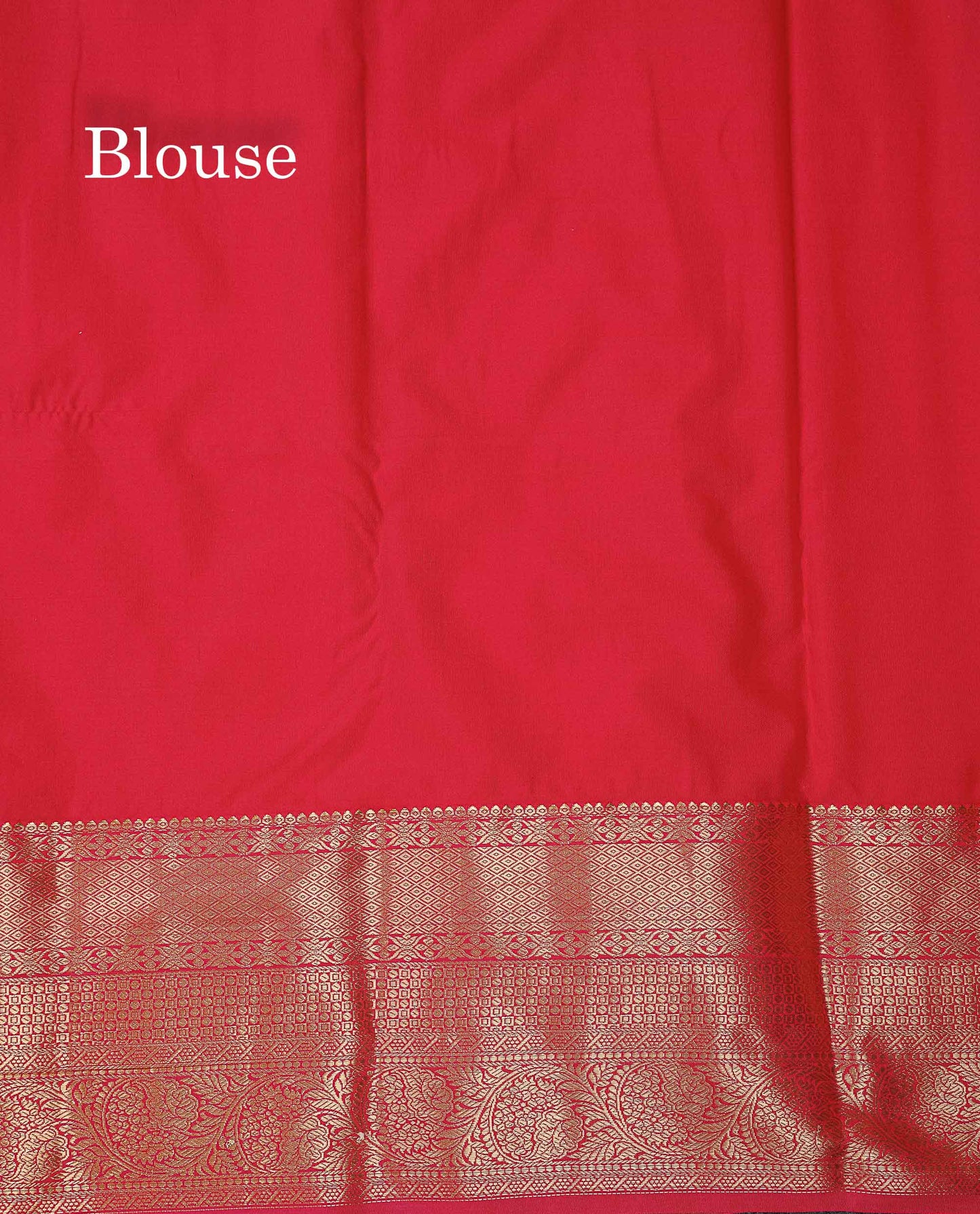 Beautiful Dual Tone Peacock Blue Semi Silk Saree With Contrast Red Traditional Evening Morning Border