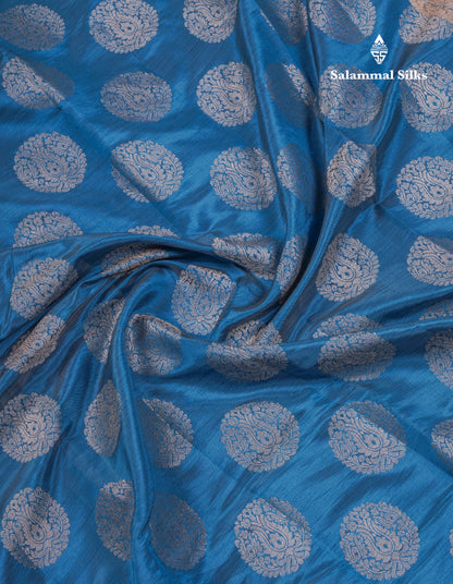 Beautiful Pink Shade Semi Raw Silk Saree With Fancy Border
