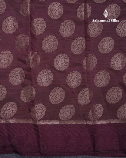 Beautiful Pink Shade Semi Raw Silk Saree With Fancy Border