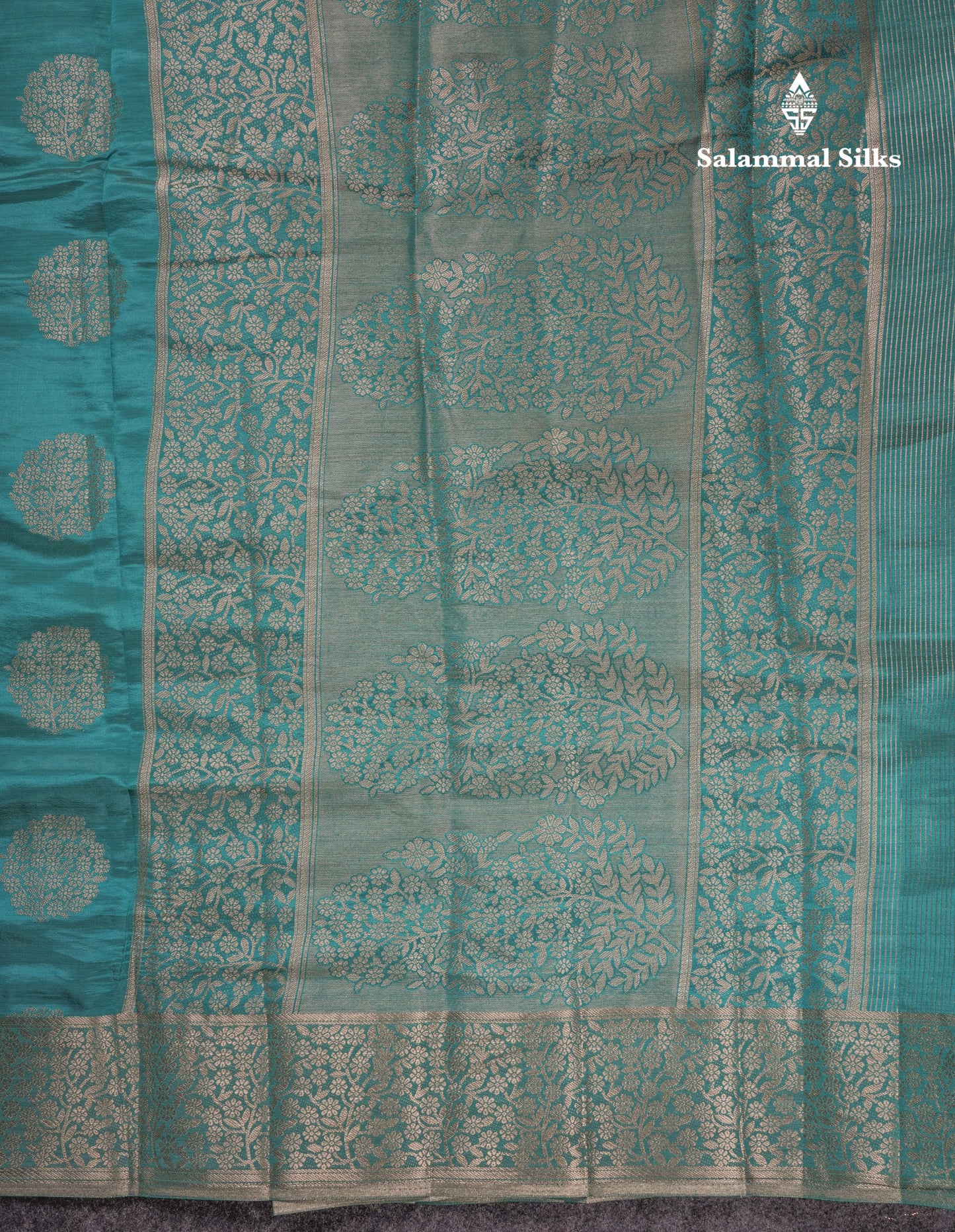 Beautiful Beige Semi Raw Silk Saree With Fancy Border