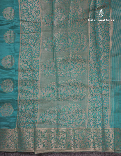 Beautiful Beige Semi Raw Silk Saree With Fancy Border