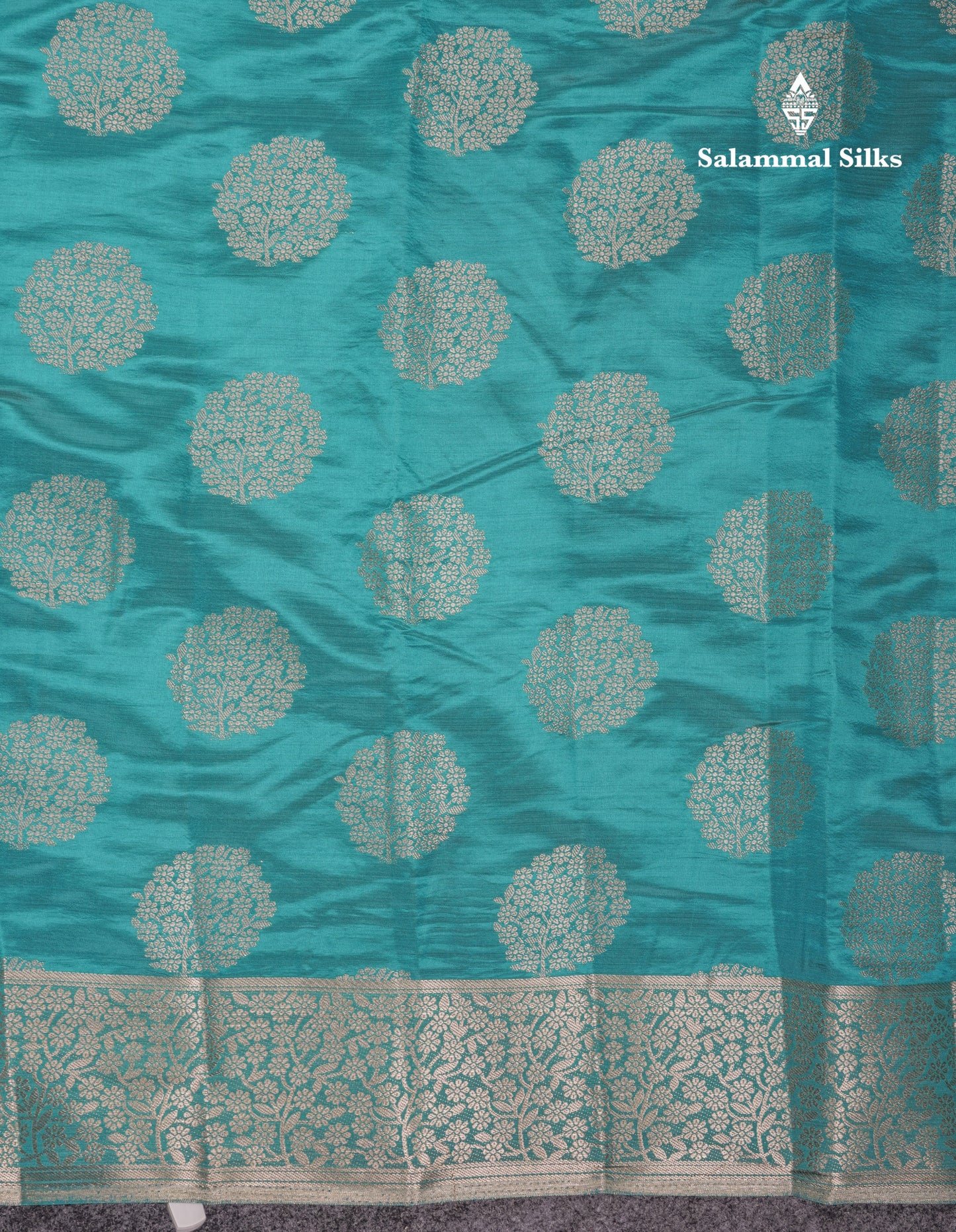 Beautiful Beige Semi Raw Silk Saree With Fancy Border