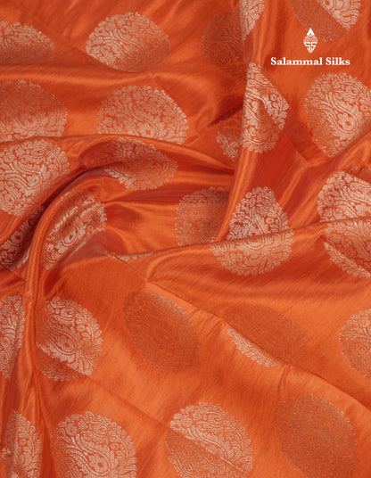 Beautiful Pink Shade Semi Raw Silk Saree With Fancy Border