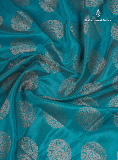 Beautiful Pink Shade Semi Raw Silk Saree With Fancy Border