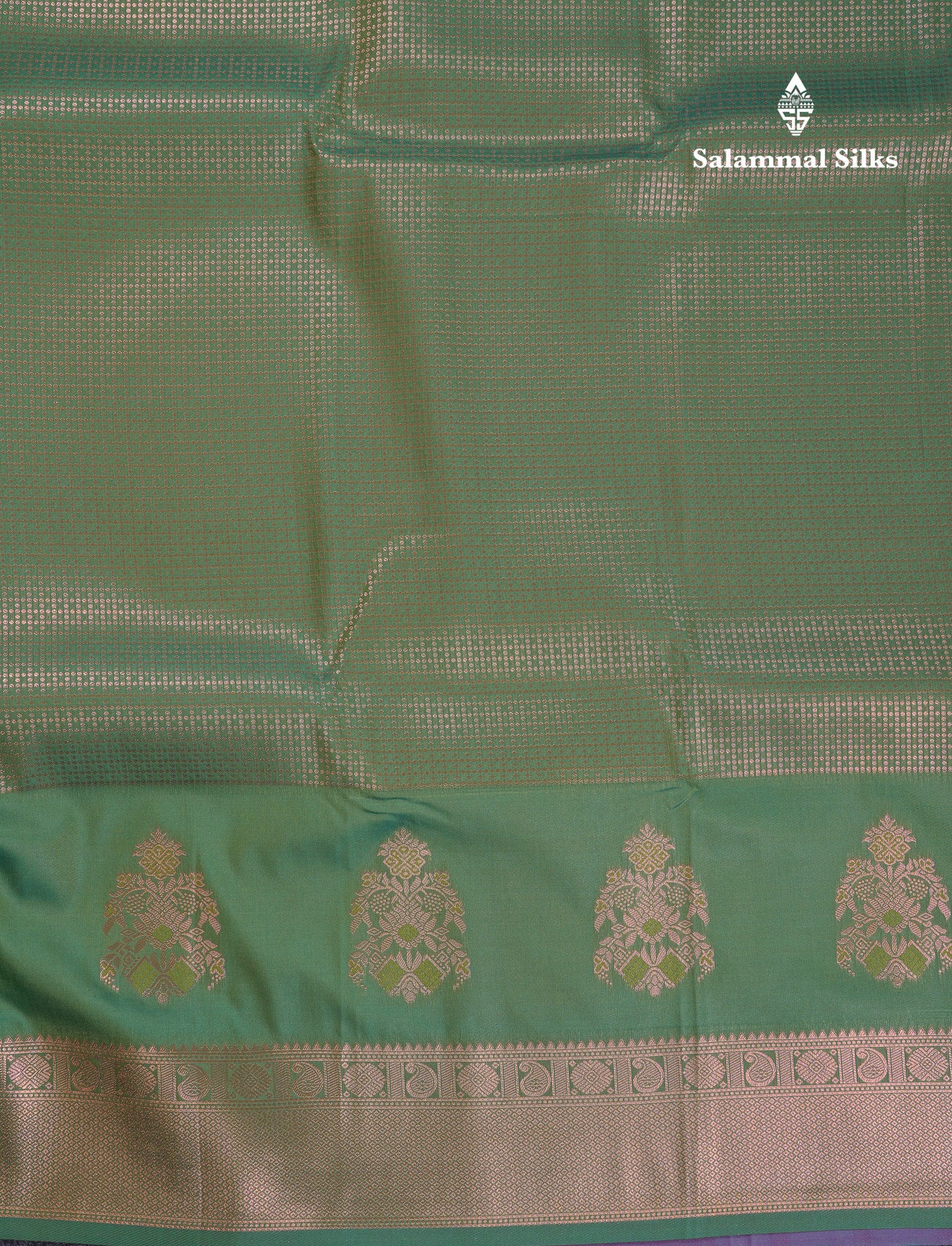 Beautiful Dual Tone Pink Semi Silk Saree With Contrast Peacock Green Blouse