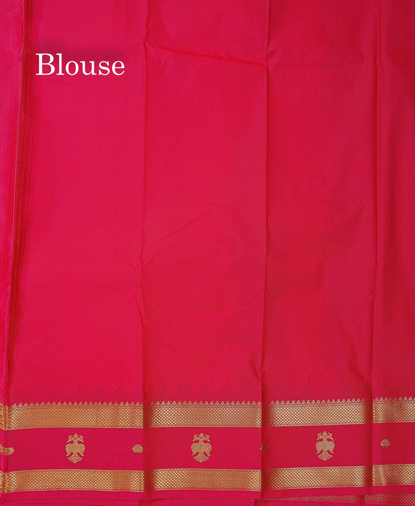 Beautiful Bottle Green Small Zari Buttas Semi Silk Saree With Contrast Pink Traditional Iruthalai Pakshi Gap Border