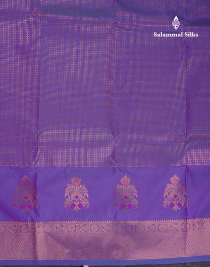Beautiful Dual Tone Pink Semi Silk Saree With Contrast Peacock Green Blouse
