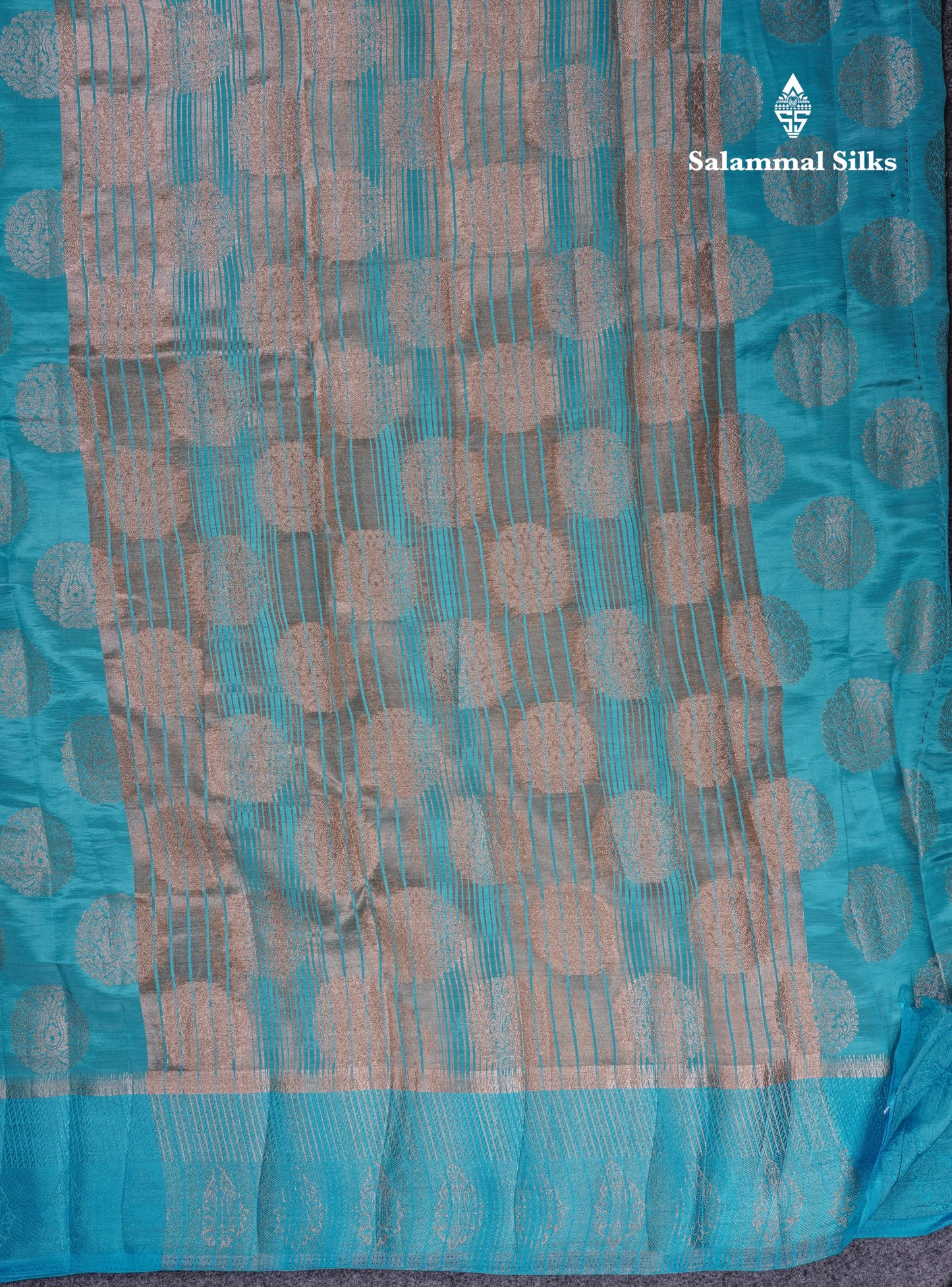 Beautiful Pink Shade Semi Raw Silk Saree With Fancy Border