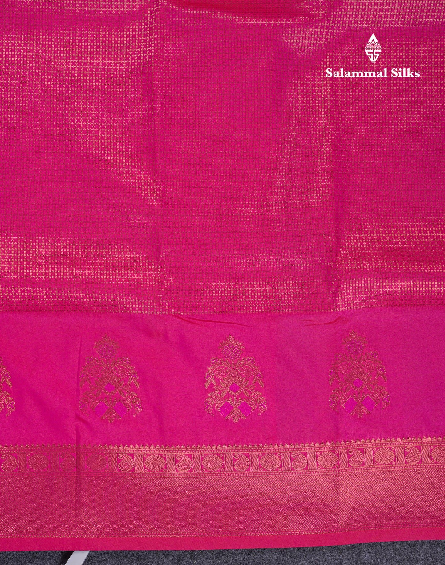 Beautiful Dual Tone Pink Semi Silk Saree With Contrast Peacock Green Blouse